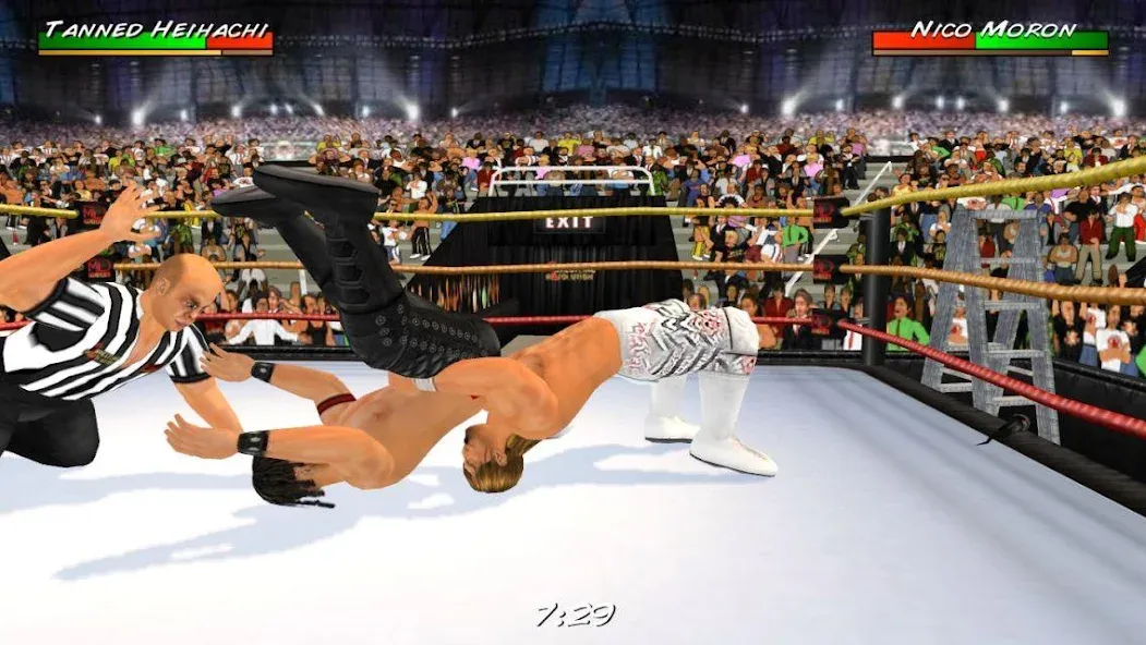 Wrestling Revolution 3D (Реслинг Революшн 3Д)  [МОД Бесконечные монеты] Screenshot 2