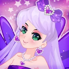 Скачать взломанную Dress Up Angel Anime Girl Game  [МОД Бесконечные монеты] - полная версия apk на Андроид