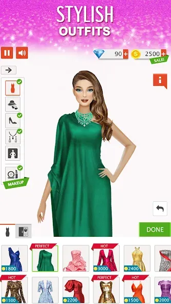 Fashion Stylist: Dress Up Game  [МОД Все открыто] Screenshot 2