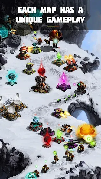 Ancient Planet Tower Defense (Эншент Планет Тауэр Дефенс)  [МОД Все открыто] Screenshot 2