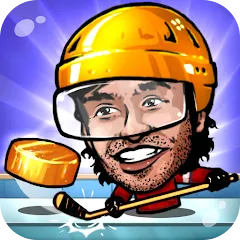 Взломанная Puppet Hockey: Pond Head  [МОД Unlocked] - полная версия apk на Андроид