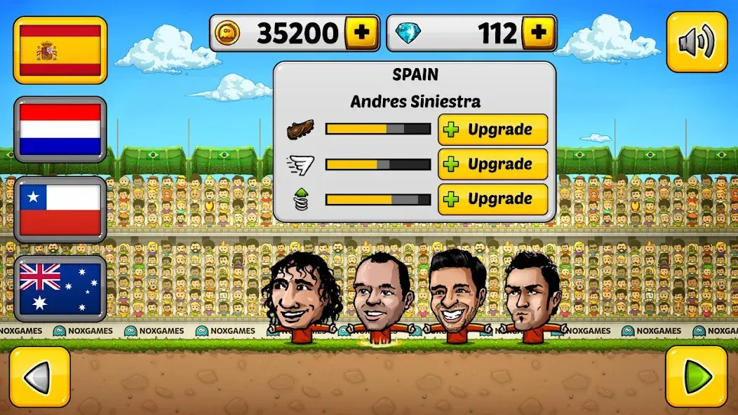 Puppet Soccer - Football  [МОД Бесконечные монеты] Screenshot 5