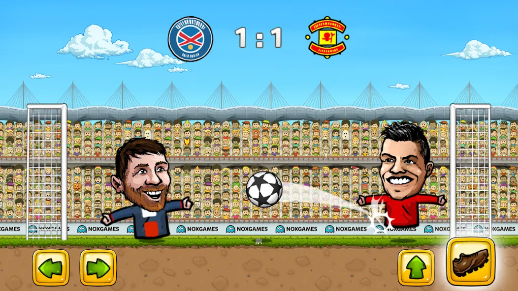 Puppet Soccer: Champs League (Паппет Соккер)  [МОД Все открыто] Screenshot 2