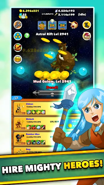 Clicker Heroes - Idle RPG (Кликер Герои)  [МОД Menu] Screenshot 4