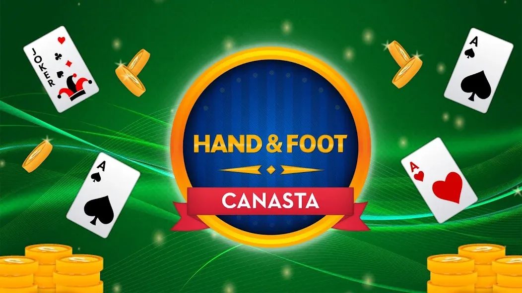 Hand and Foot Canasta  [МОД Бесконечные деньги] Screenshot 1