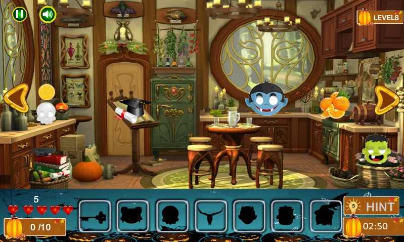 Halloween Hidden Objects (Хэллоуин Скрытые Объекты)  [МОД Все открыто] Screenshot 4