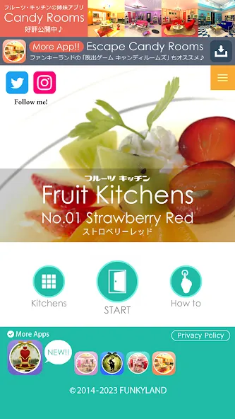 Escape Fruit Kitchens (Эскеип Фрут Китченз)  [МОД Бесконечные монеты] Screenshot 5