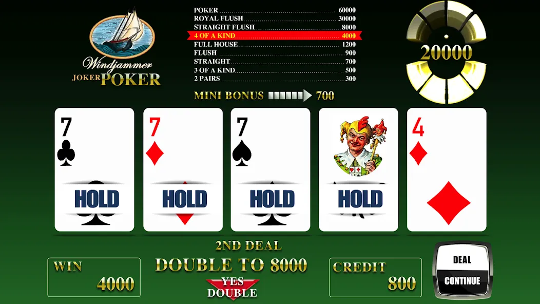 Windjammer Poker (Уиндджаммер Покер)  [МОД Много монет] Screenshot 3