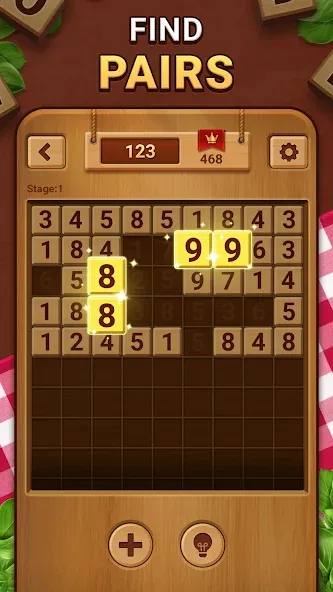 Woodber - Classic Number Game (Вудбер)  [МОД Unlimited Money] Screenshot 1