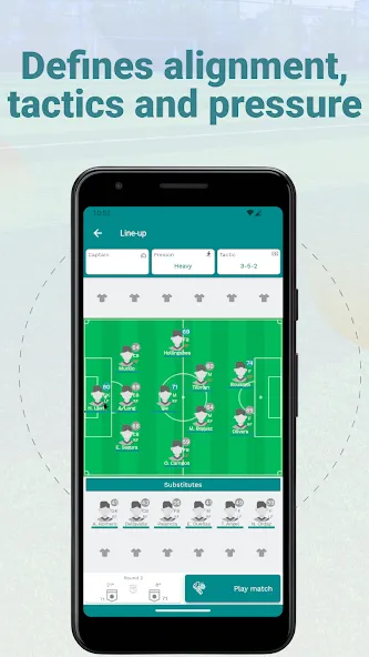 Superkickoff - Soccer manager (уперкикофф)  [МОД Бесконечные монеты] Screenshot 5