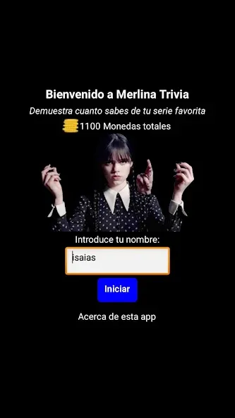 Merlina Trivia en Español  [МОД Меню] Screenshot 1