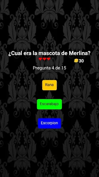 Merlina Trivia en Español  [МОД Меню] Screenshot 2