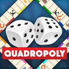 Взломанная Quadropoly - Classic Business  [МОД Много монет] - стабильная версия apk на Андроид