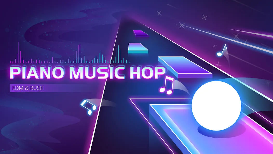 Piano Music Hop: EDM Rush! (Пиано музыка хоп)  [МОД Много монет] Screenshot 1