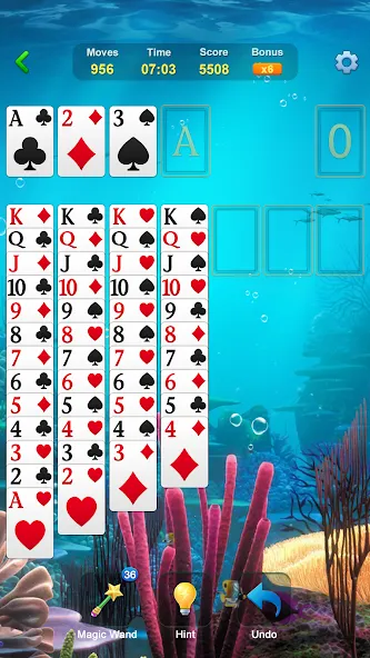 Solitaire - Classic Card Games  [МОД Unlocked] Screenshot 2