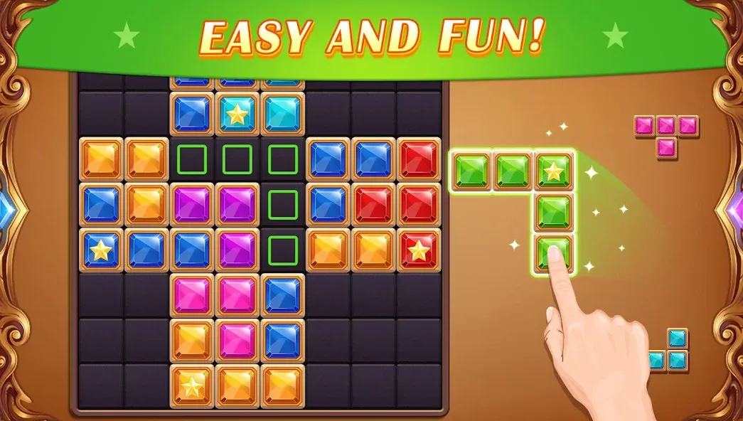 Block Puzzle: Diamond Star  [МОД Меню] Screenshot 3