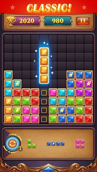 Block Puzzle: Diamond Star  [МОД Меню] Screenshot 4