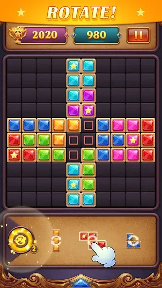 Block Puzzle: Diamond Star  [МОД Меню] Screenshot 5