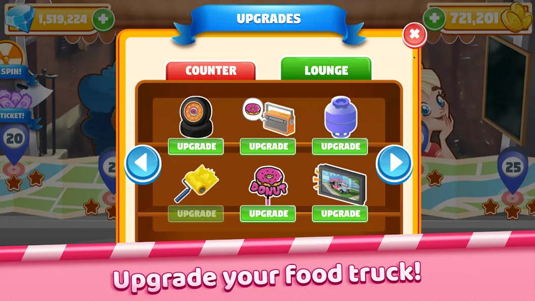 Boston Donut Truck: Food Game (Бостонский Донат Трак)  [МОД Много денег] Screenshot 3