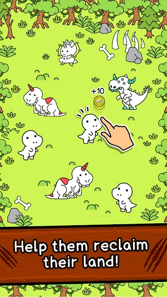 Dino Evolution: Dinosaur Game (Дино Эволюшн)  [МОД Все открыто] Screenshot 2