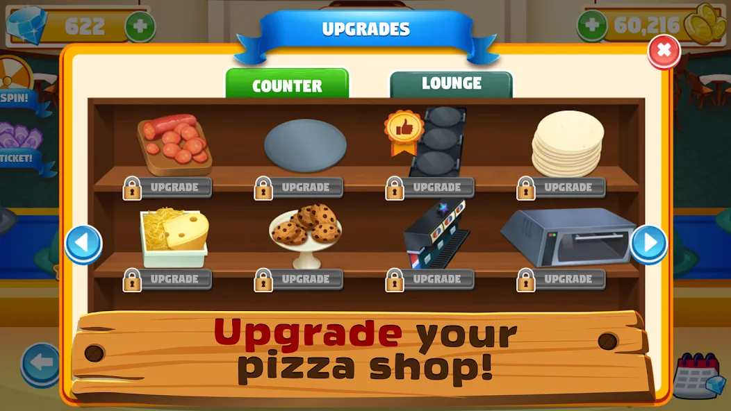 My Pizza Shop 2: Food Games (Мой Пиццерия 2)  [МОД Unlocked] Screenshot 3