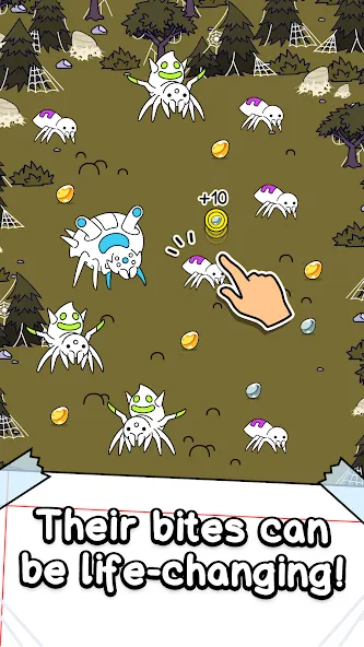 Spider Evolution: Idle Game (Спайдер Эволюшн)  [МОД Все открыто] Screenshot 2