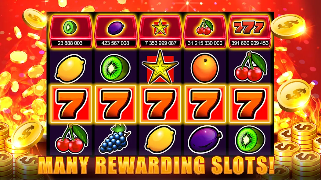 Slots 777 - Slot Machine Games  [МОД Много денег] Screenshot 4