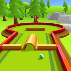 Скачать взлом Mini Golf Game - Putt Putt 3D (Мини Гольф Челлендж)  [МОД Mega Pack] - стабильная версия apk на Андроид