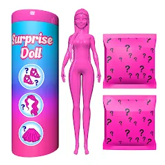 Взлом Color Reveal Suprise Doll Game (Цветной сюрпризный кукольный игровой набор)  [МОД Все открыто] - последняя версия apk на Андроид