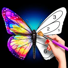 Взломанная Tap Color Pro: Color By Number (Тап Колор Про)  [МОД Menu] - последняя версия apk на Андроид