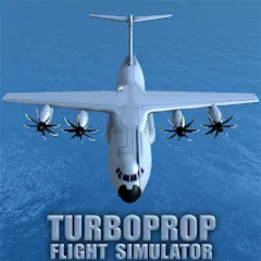 Взлом Turboprop Flight Simulator (Турбовинтовой симулятор полета 3D)  [МОД Бесконечные монеты] - стабильная версия apk на Андроид