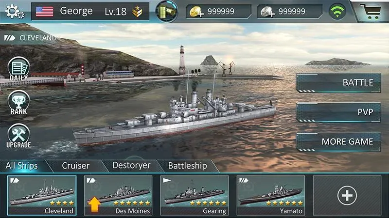 Warship Attack 3D  [МОД Unlocked] Screenshot 5