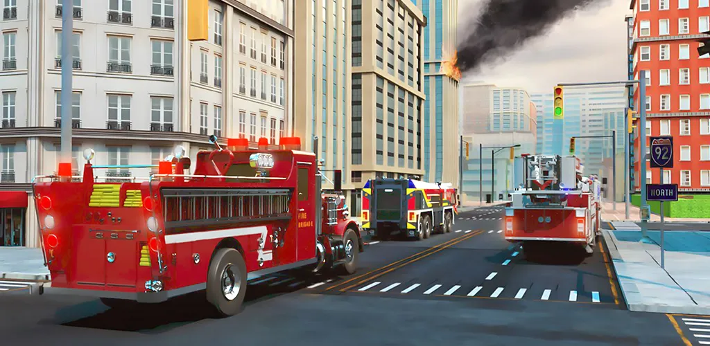 Real Firefighter 3D Simulator (Реальный Пожарник 3D Симулятор)  [МОД Unlocked] Screenshot 3