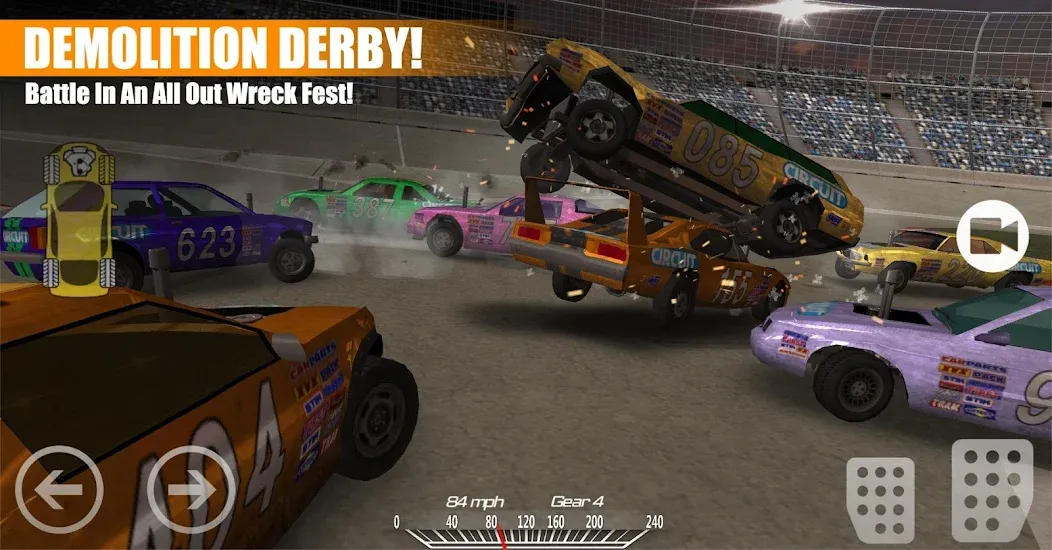 Demolition Derby 2 (Демолиция Дерби 2)  [МОД Бесконечные монеты] Screenshot 1