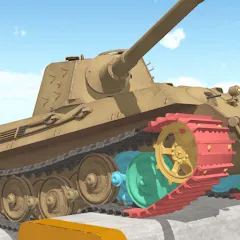 Взлом Tank Physics Mobile Vol.3  [МОД Меню] - стабильная версия apk на Андроид