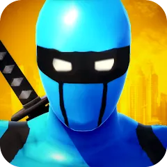 Скачать взломанную Blue Ninja : Superhero Game (Блу Ниндзя)  [МОД Все открыто] - полная версия apk на Андроид