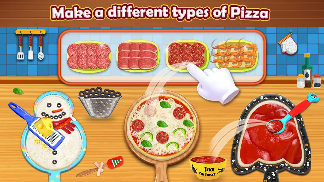 Pizza Maker - Cooking Games  [МОД Unlimited Money] Screenshot 1