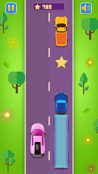 Kids Racing, Racecar Boy Girl  [МОД Бесконечные монеты] Screenshot 1