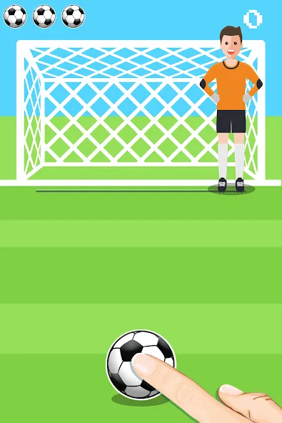 Penalty Shootout Game Offline (Пенальти игра без подключения к интернету)  [МОД Бесконечные монеты] Screenshot 4