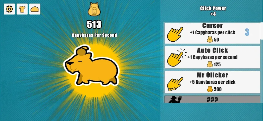 Capybara Clicker (Капибара Кликер)  [МОД Unlocked] Screenshot 1