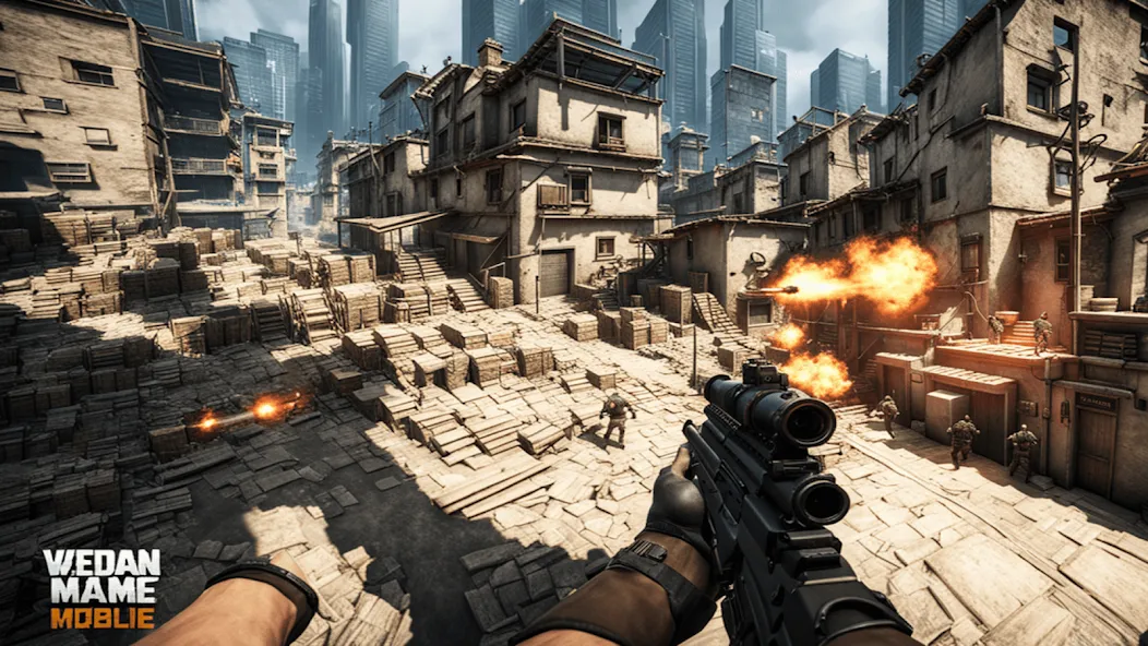 FPS Commando Shooting Games 3D  [МОД Mega Pack] Screenshot 2