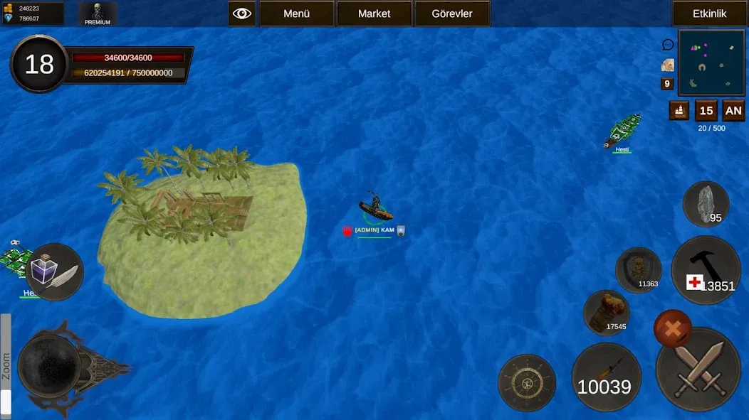 Naval Battle Online (Навальное Сражение Онлайн)  [МОД Много монет] Screenshot 3