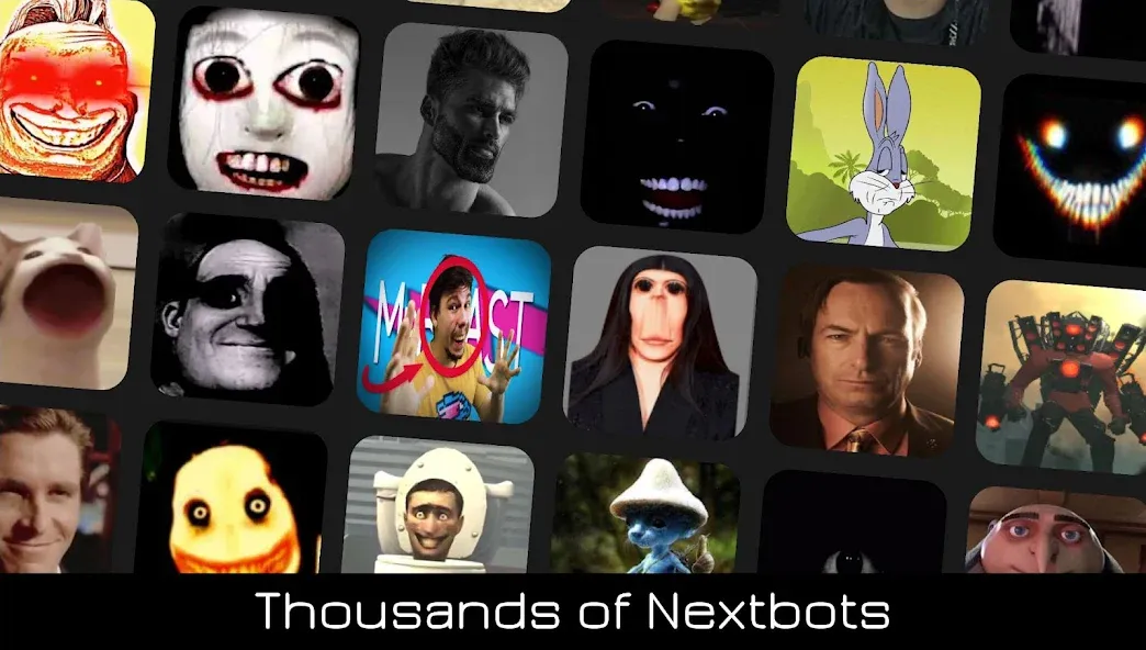 Nextbots Online: Sandbox (Некстботс Онлайн)  [МОД Все открыто] Screenshot 1