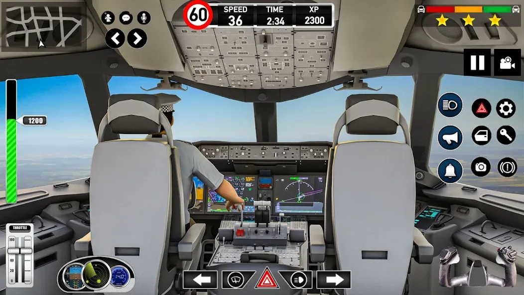 Plane Pilot Flight Simulator (Плейн Пилот Флайт Симулятор)  [МОД Unlocked] Screenshot 1