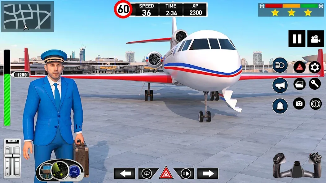 Plane Pilot Flight Simulator (Плейн Пилот Флайт Симулятор)  [МОД Unlocked] Screenshot 3