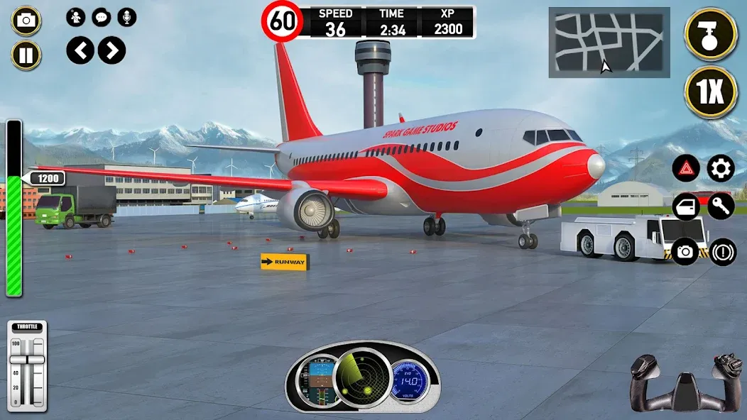 Plane Pilot Flight Simulator (Плейн Пилот Флайт Симулятор)  [МОД Unlocked] Screenshot 5