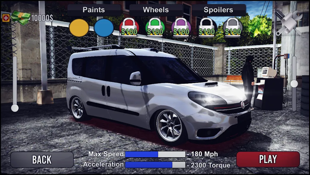 Doblo Drift Simulator (Добло Дрифт Симулятор)  [МОД Unlimited Money] Screenshot 2