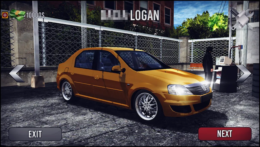 Logan Drift Simulator (Логан Дрифт Симулятор)  [МОД Unlocked] Screenshot 1