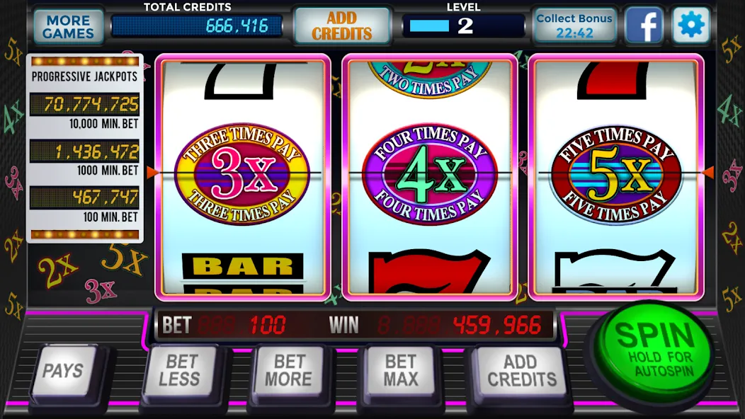 777 Slots Casino Classic Slots (Слоты Казино Классические Слоты)  [МОД Unlimited Money] Screenshot 3