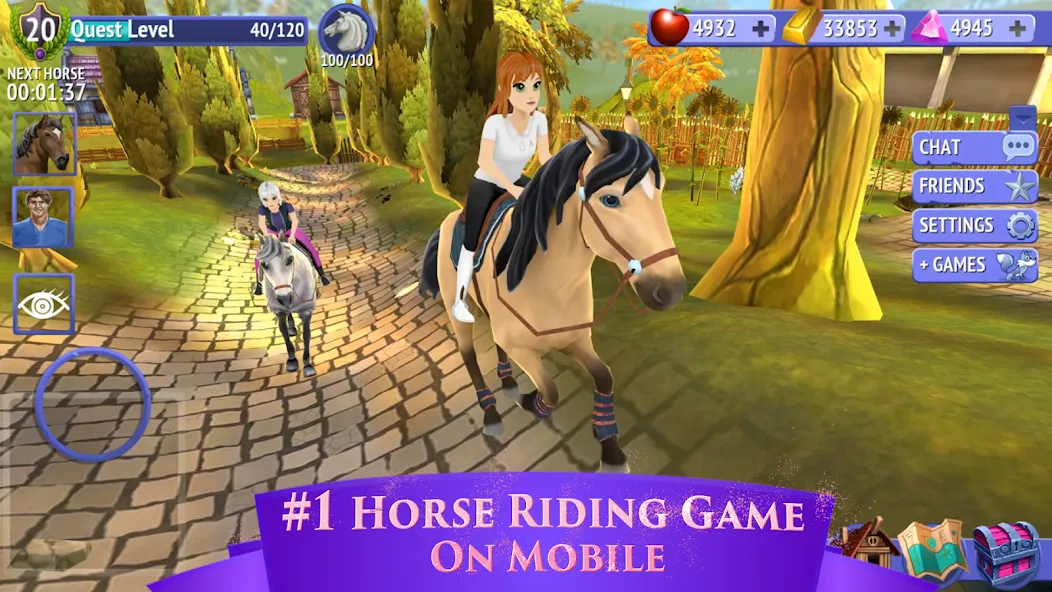 Horse Riding Tales - Wild Pony (Хорс Райдинг Тейлс)  [МОД Бесконечные монеты] Screenshot 3